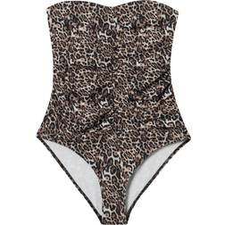 Saltabad Camilla Läckberg Swimsuit - Leopard