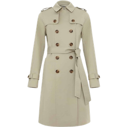 Hobbs Saskia Shower Resistant Trench Coat - Sage Green