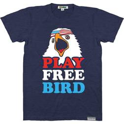 Tipsy Elves Men's Play Free Bird Tee - Blue