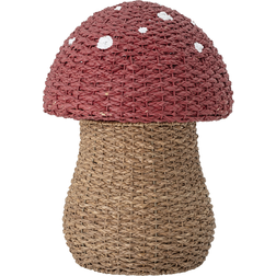 Bloomingville Corintha Basket w/Lid Seagrass Red