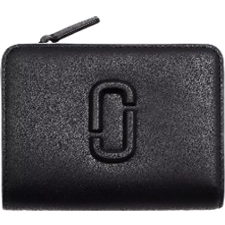 Marc Jacobs The Covered J Mini Compact Wallet - Black