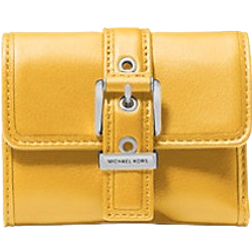 Michael Kors Colby Small Tri Fold Wallet - Bright Dandelion