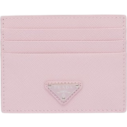Prada Saffiano Leather Card Holder - Alabaster