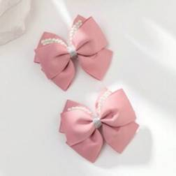 Shein 2pcs/Set Children's Bowknot Hair Clips