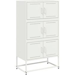vidaXL 846493 White Skænk 68.5x123.5cm
