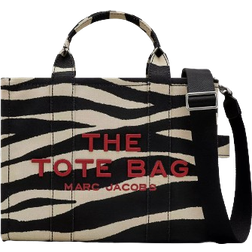 Marc Jacobs The Zebra Canvas Medium Tote Bag - Black/White