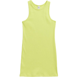 Tu Kid's Ribbed Jersey Dress - Lime Green