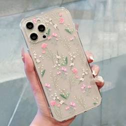 Shein Flower Line Drawing Case for iPhone/Samsung