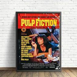 Shein pc Retro Canvas Poster Movie Characters Cover Painting Poster 20x30cm