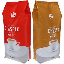 KaffeK Prova-på-paket Klassiskt Kaffebönor 2 kg 1000g 2pack