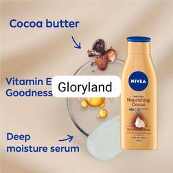 Nivea nourishing cocoa butter body lotion moisture serum