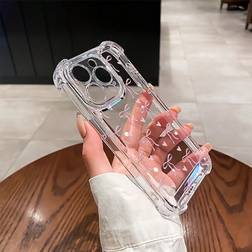 Shein Cute Bow And Heart Design Case with Shock Absorbing Corner for iPhone 14 Pro Max