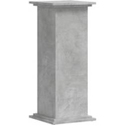 vidaXL Plantestativ 33x33x80 cm Konstrueret Træ Betongrå Planteopsats