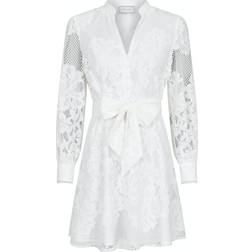 Neo Noir Heidi Lace Dress - White