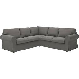 Ikea EKTORP Hakebo Dark Grey Soffa 243cm 4-sits