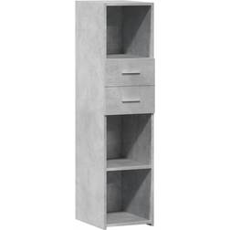 vidaXL 846155 Concrete Grey Förvaringsskåp 30x124cm