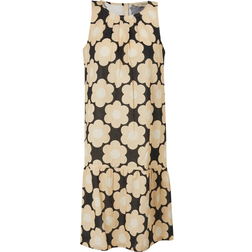 Regatta Orla Kiely Summer Sleeveless Dress - Black Sixties Daisy