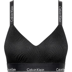 Calvin Klein Lace Moulded Bralette - Black