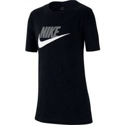 NIKE Older Kid's Sportswear T-shirt - Black/Light Smoke Grey (AR5252-013)