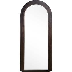 Evie Ridged Arch Lean To Brown Floor Mirror 80x180cm