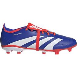 adidas Predator League Fold-over Tongue Firm Ground M - Lucid Blue/Cloud White/Solar Red