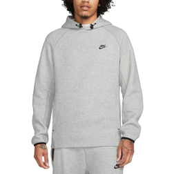 Nike Men's Sportswear Tech Fleece Pullover Hoodie - Dark Grey Heather/Black