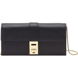 Ferragamo Hug Wallet With Chain - Black