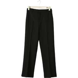 Gina Tricot Sraight Regular Trousers - Black