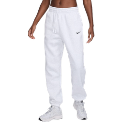 Nike Women's Sportswear Phoenix Fleece High-Waisted Oversized Sweatpants - Birch Heather/Black