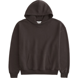 Hollister Co. Boxy Hoodie - Dark Brown