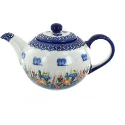 Blue Rose Pottery Polish 8C WR Unikat Teapot