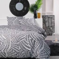 Today Parure Lit 2 Personnes Sunshine 240x200 cm 100% Coton Housse de couette Blanc