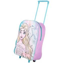 Disney Children's/girls deluxe frozen trolley backpack suitcase cabin bag