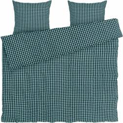 Juna Bæk & Bølge Duvet Cover Green, Blue (220x220cm)