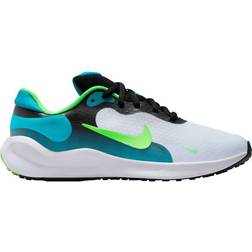 Nike Revolution 7 GS - Black/Football Grey/Aquamarine/Green Strike