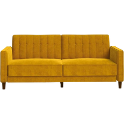 Mercury Row Perdue Mustard Yellow Sofa 81.5" 3 Seater