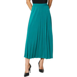 Dorothy Perkins Pleated Midi Skirt - Green