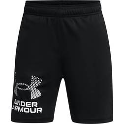 Under Armour Kid's Tech Logo Shorts - Black/Mod Grey (1383333-001)