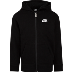 NIKE Little Kid's Sportswear Club Fleece Full Zip Hoodie - Black (86F321-023)