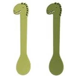 Trixie Trixie silikonsked 2-pack Mr. Dino