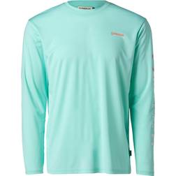 Magellan Outdoors Men's Casting Crew Core Graphic Long Sleeve T-shirt - Beach Glass