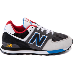 New Balance Little Kid's 574 - Magnet/Black/Serene Blue