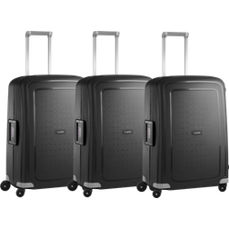 Samsonite S'Cure Spinner 69cm Black Triple Kofferset