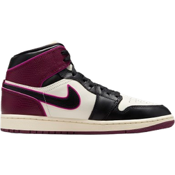 Nike Air Jordan 1 Mid SE W - Sail/Active Pink/Bordeaux/Black