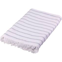 Ilse Jacobsen Bath Collection Hamamhandduk 80 x 180 cm Powder Blue Stripes Handduk Blå (180x)
