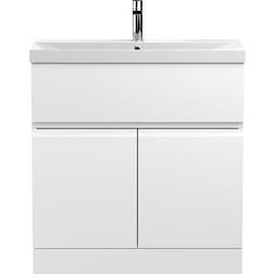 Hudson Reed Urban 800mm Free-standing Single Unit Satin White