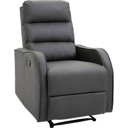 Homcom Recliner Dark Grey Armchair 100cm