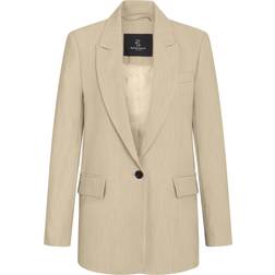 Bruuns Bazaar Cindysus Frida Blazer - Beige Melange