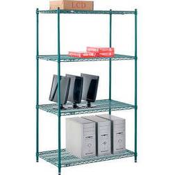 Global Industrial Nexel Poly Green Shelving System 42x74"