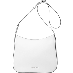 Michael Kors Kensington Large Pebbled Leather Crossbody Bag - White